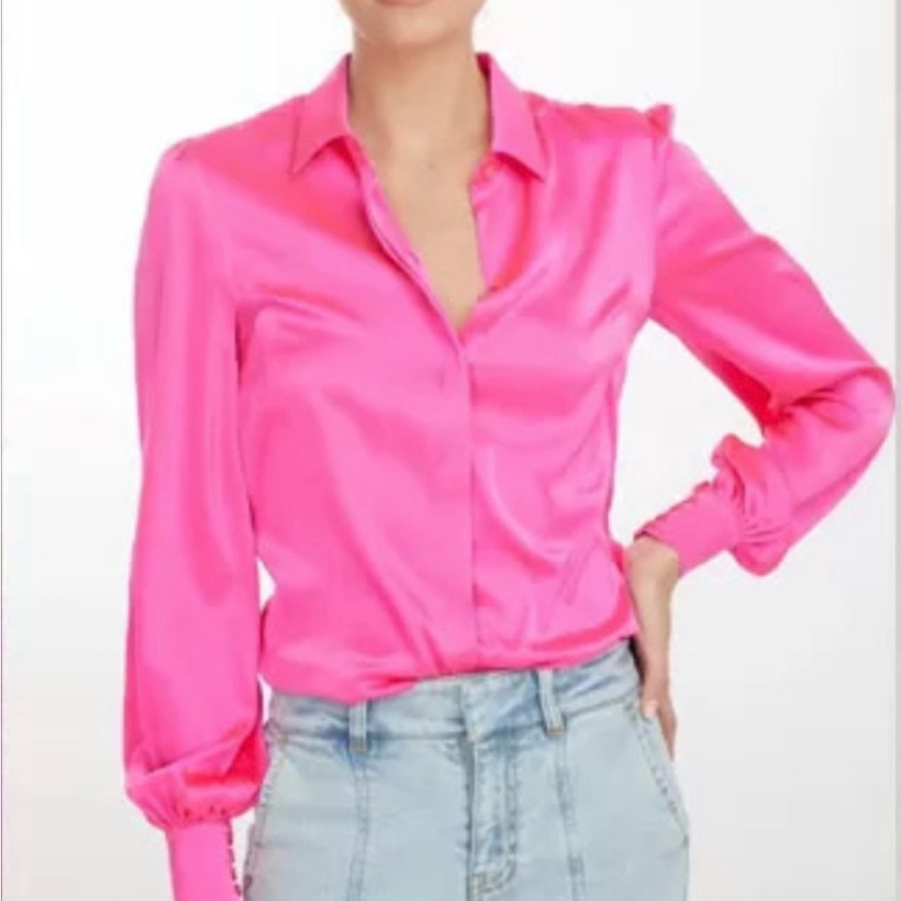 Generation Love Maxwell Blouse in Candy Pink